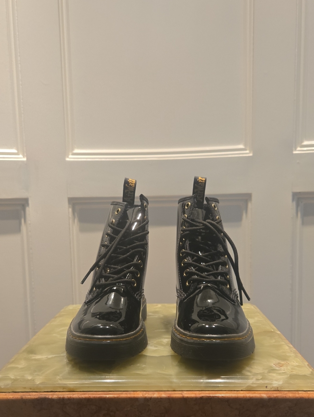 Dr. Martens 1460 Black Patent Leather Combat Boots